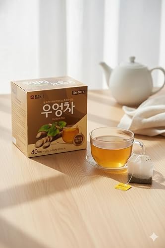 Miniatura 3 de Damtuh Té coreano de raíz de bardana, bebida calmante y de bienestar herbal, sin cafeína, 40 bolsas de té (0.05 onzas cada una)