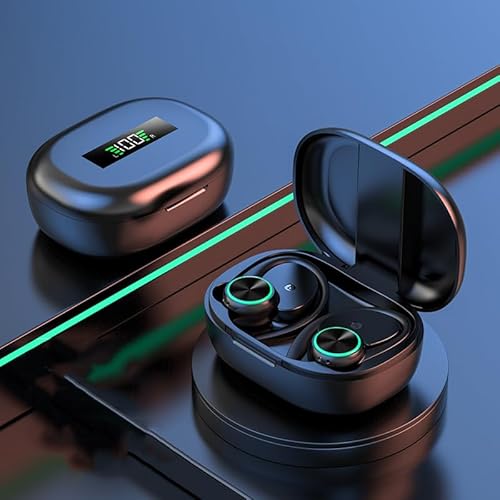 Wireless Earbuds Earhook Headphones Bluetooth 5.3 with LED Display Charging