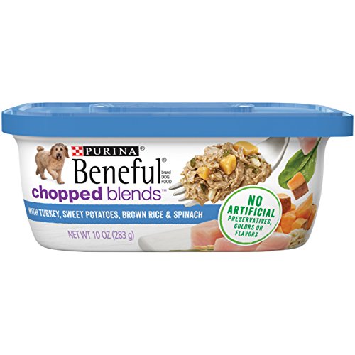 Purina Beneful Wet Dog Food, Chopped Blends With Turkey - (8) 10 oz
