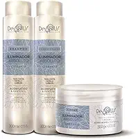 De Sírius Kit Hidratação Iluminador Absoluto Lift Hair | 3 itens | Livre de parabenos, sulfatos e óleos minerais | Para todos os tipos de cabelo, principalmente cabelos opacos e sem brilho