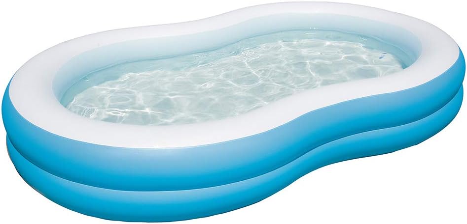 Bestway 103 x 62 x 18-inch the Big Lagoon Family Pool, Blue, (54117) Bestway 103 x 62 x 18-inch the Big Lagoon Family Pool, Blue, (54117)