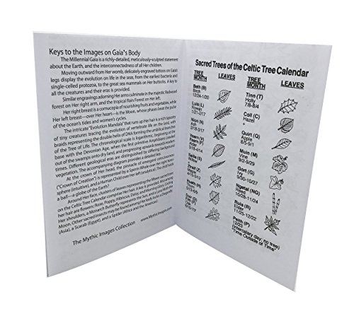 Ebros Gift Millennial Gaia Earth Mother Goddess Te Fiti Statue 7" Tall By Oberon Zell (Earth Green) #TOP6