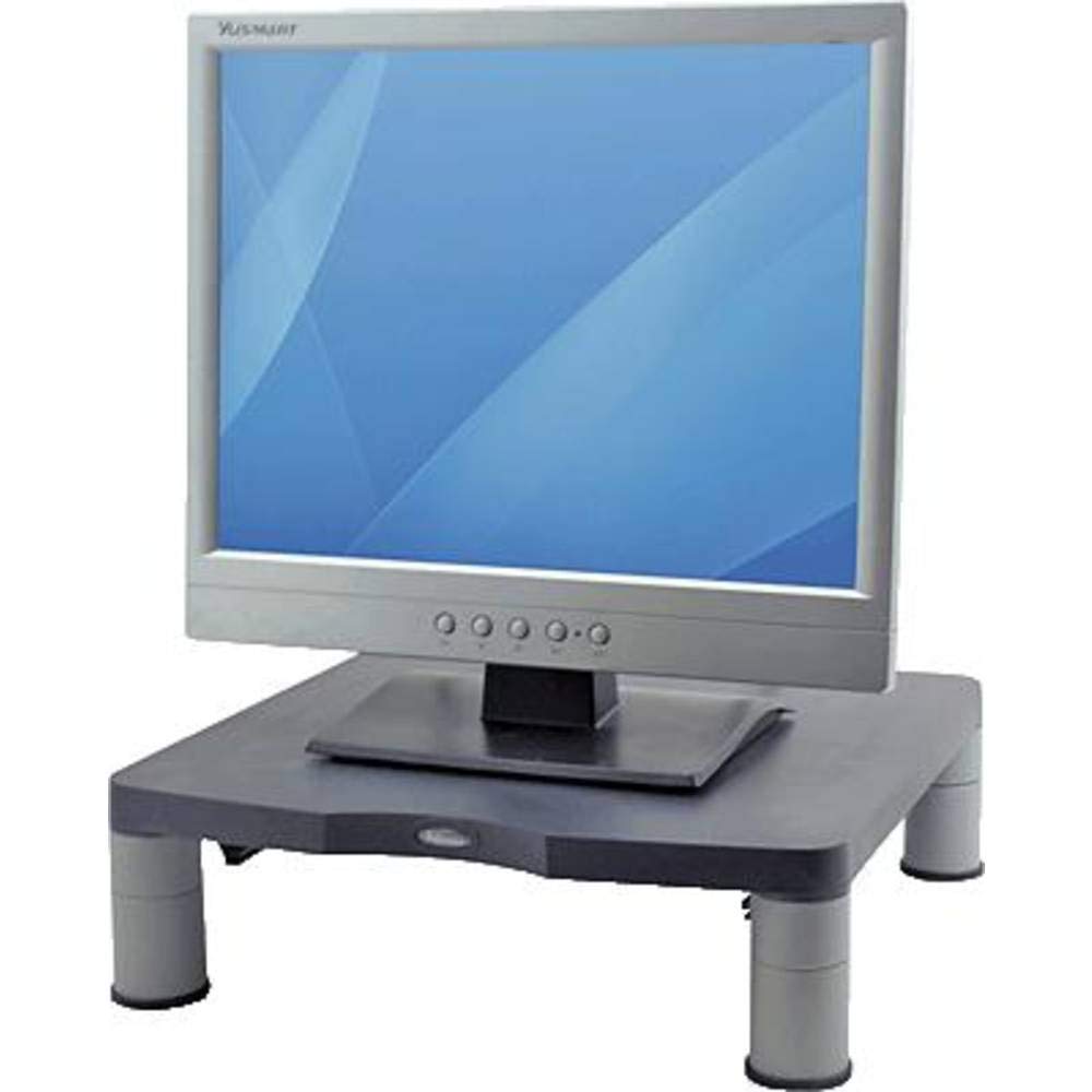 Fellowes support Moniteur Standard, 3 hauteurs possibles, passe-câbles intégré, pour écran PC jusqu'à 27kg, gris foncé