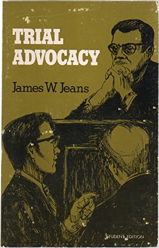 Trial Advocacy - Student Edition B00126A8J4 Book Cover