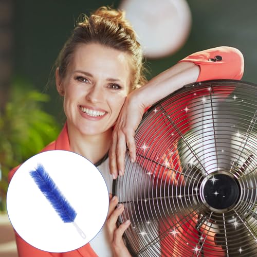 Image of 2pcs Fan Cleaning Brush, Ceiling Fan Cleaner Duster Bendable Ceiling Fan Brush Ceiling Fan Duster for Fan Air Conditioning Car Vents Windows Curtains