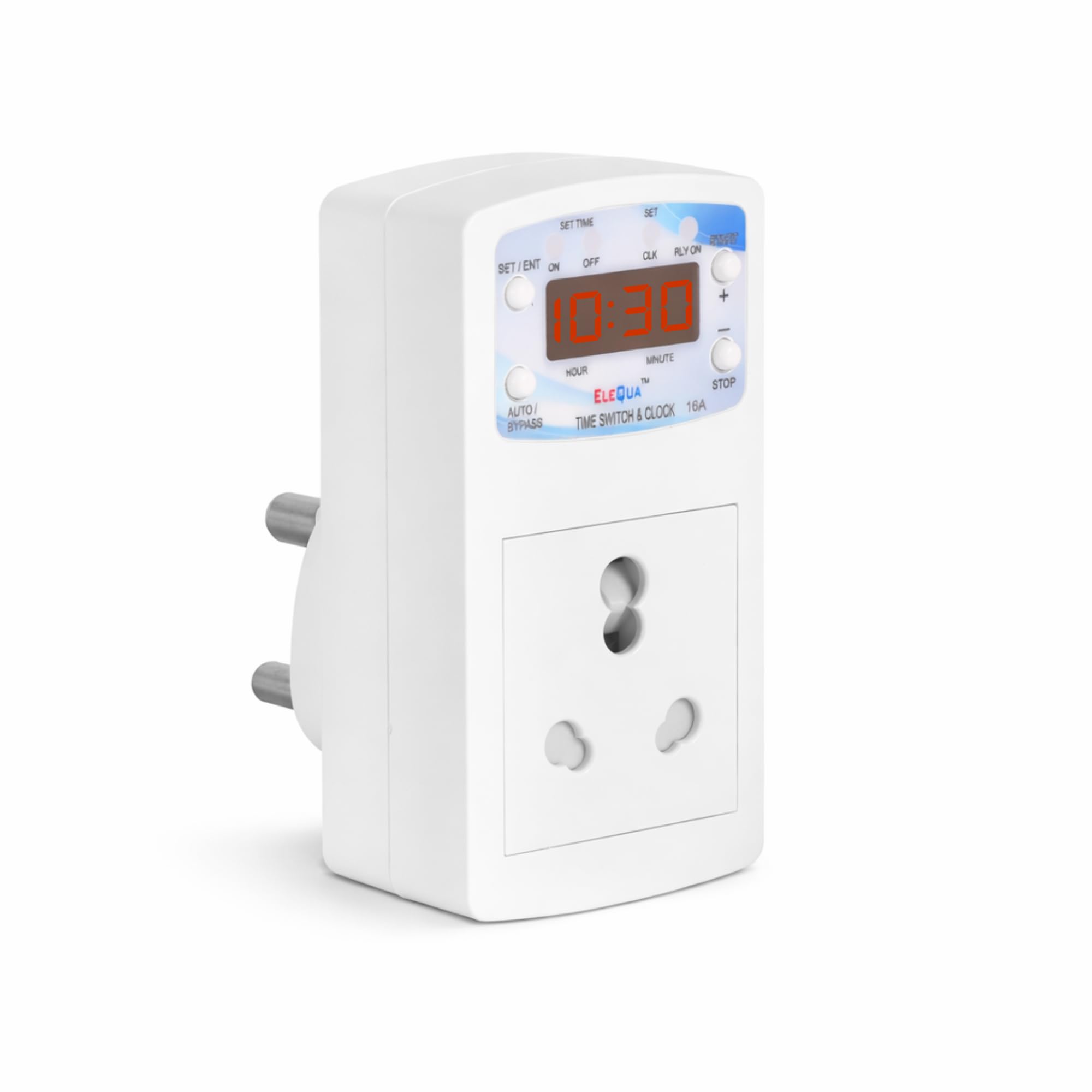 16A Digital Timer Switch Plug with Clock | Auto ON/Off Programmable Switch for Pump & Lighting | Made in India-image-23