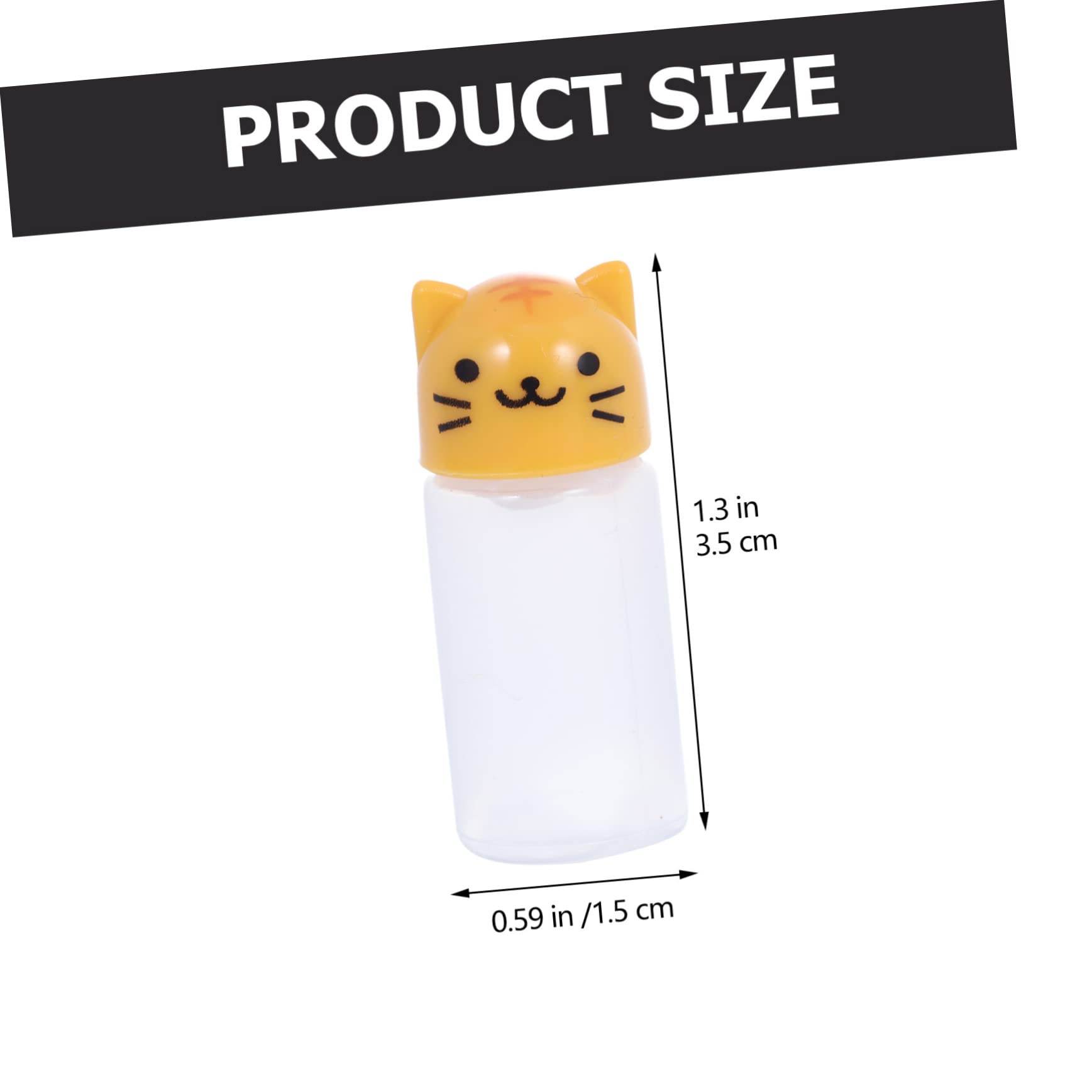 Alipis 1Set Mini Cartoon Animal Condiment Bottles Food Grade Storage Containers for Sauces Ketchup Vinegar for Home Kitchen Outdoor and Dining
