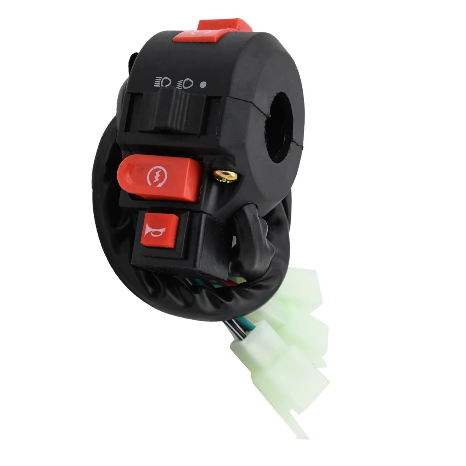 Interruttore Start/Stop Per Scooter ATV Da 22 Mm Per Interruttori Del Modulo Indicatori Di Direzione A Tromba Universale Con Luce A Pulsante Manubrio Kill Interruttore