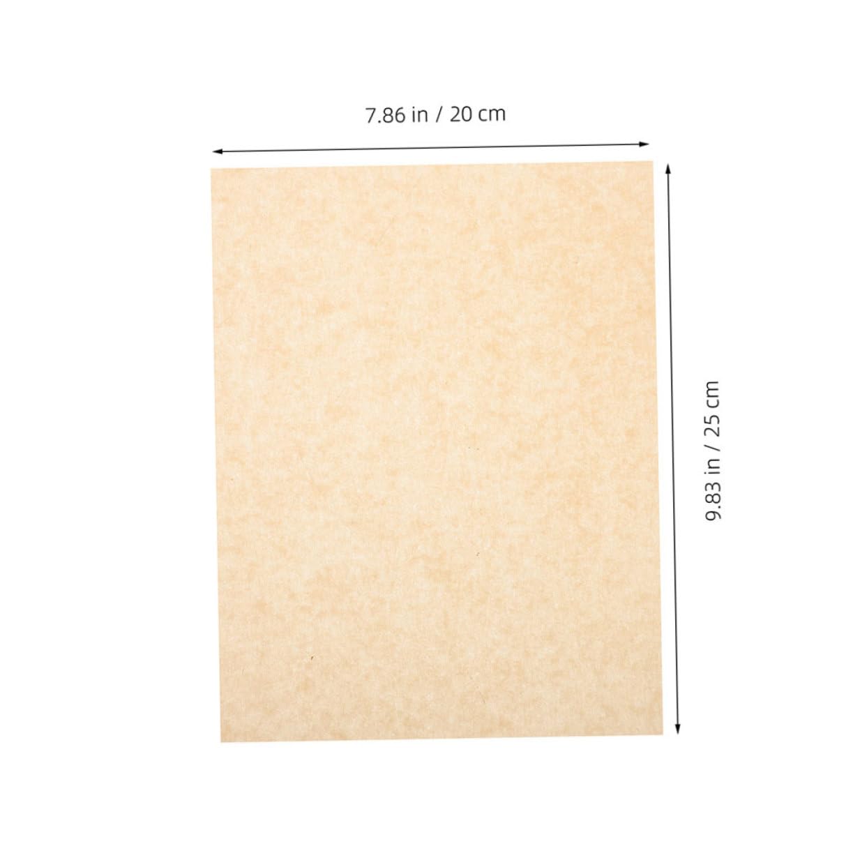 Papier Sulfurisé Cuisine 500 Pcs Kaki pour Cuisson et Service