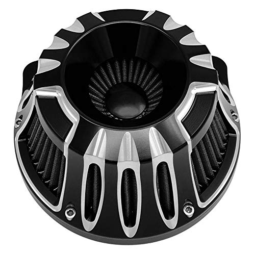 Air Filter Motorcycle Intake Cleaner Cnc Cut Kit Black For Harley Model Touring Street Glide 2008 - 2016 Softail 2016 - 2017 Fitment - C #TOP2