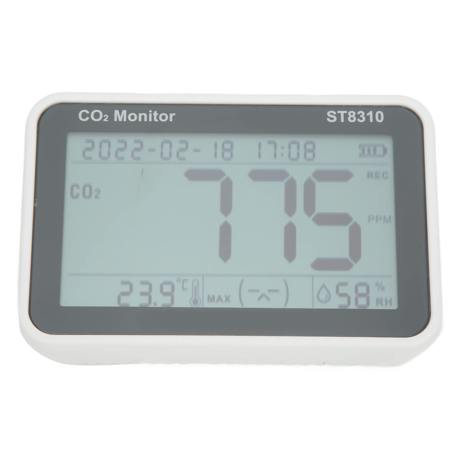 FTVOGUE Monitor de Calidad del Aire, Detector de Dióxido de Carbono LCD,