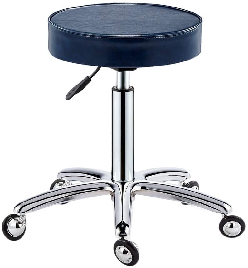 Buy Rolling Stool Adjustable Height Vanity Chair Drafting Massage Spa