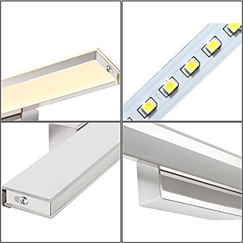 9W LED Acrylic Wall Sconce Light Fixture Makeup Mirror Lamp SMD 2835 Washroom Hotel Warm White