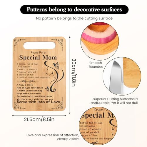 Tabla de cortar rectangular de bambú personalizada miniatura 5