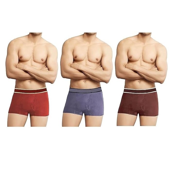 Image of INNERO Men's Underwear | Cotton Mini Trunk for Men | Multicolor Colors