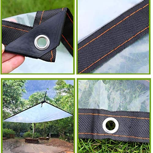 Lona impermeable 2x2m transparente ultraligera lona para acampar resistente 3