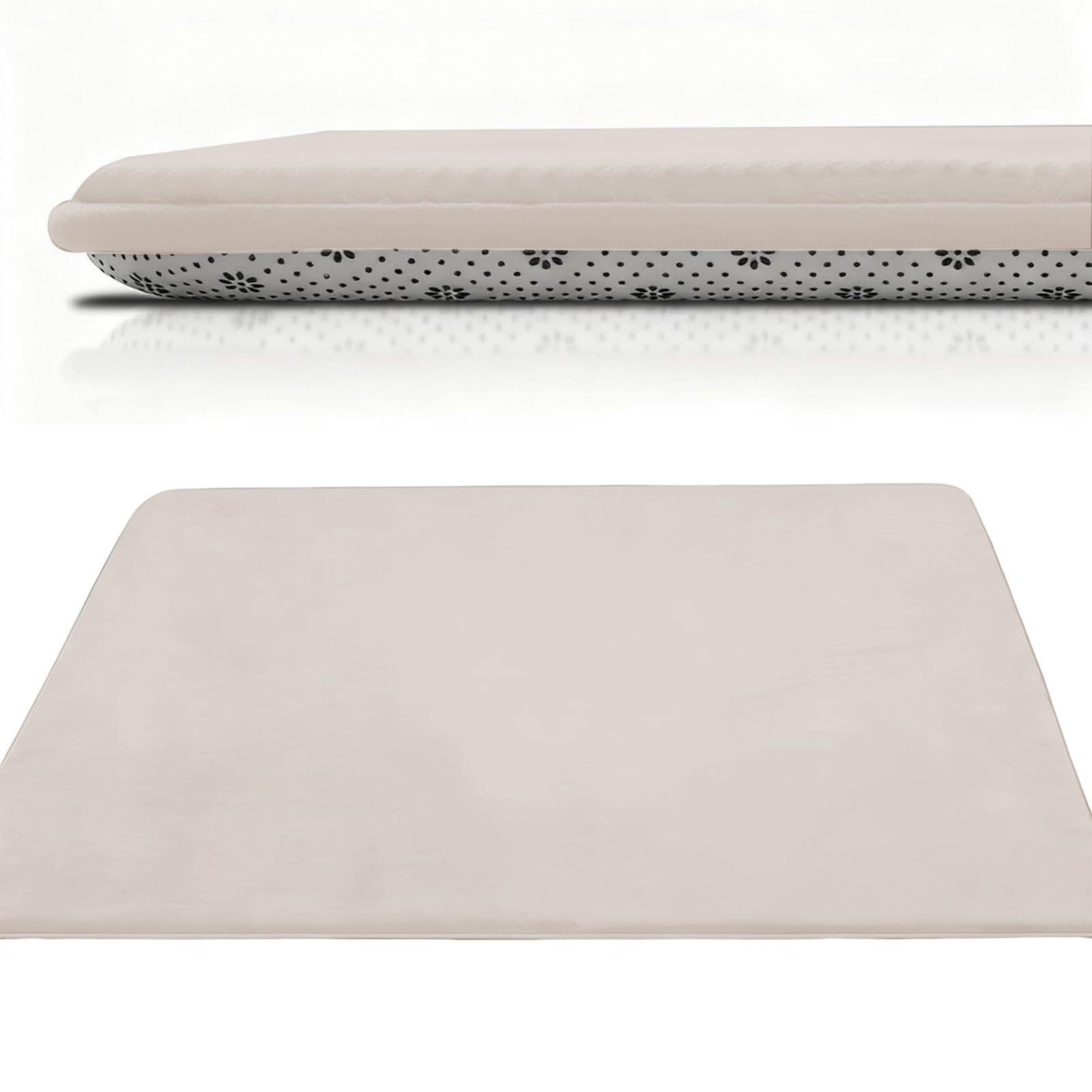 Tapis d'éveil bébé isolant pour aménager un coin lecture doux et sécurisé dans le salon