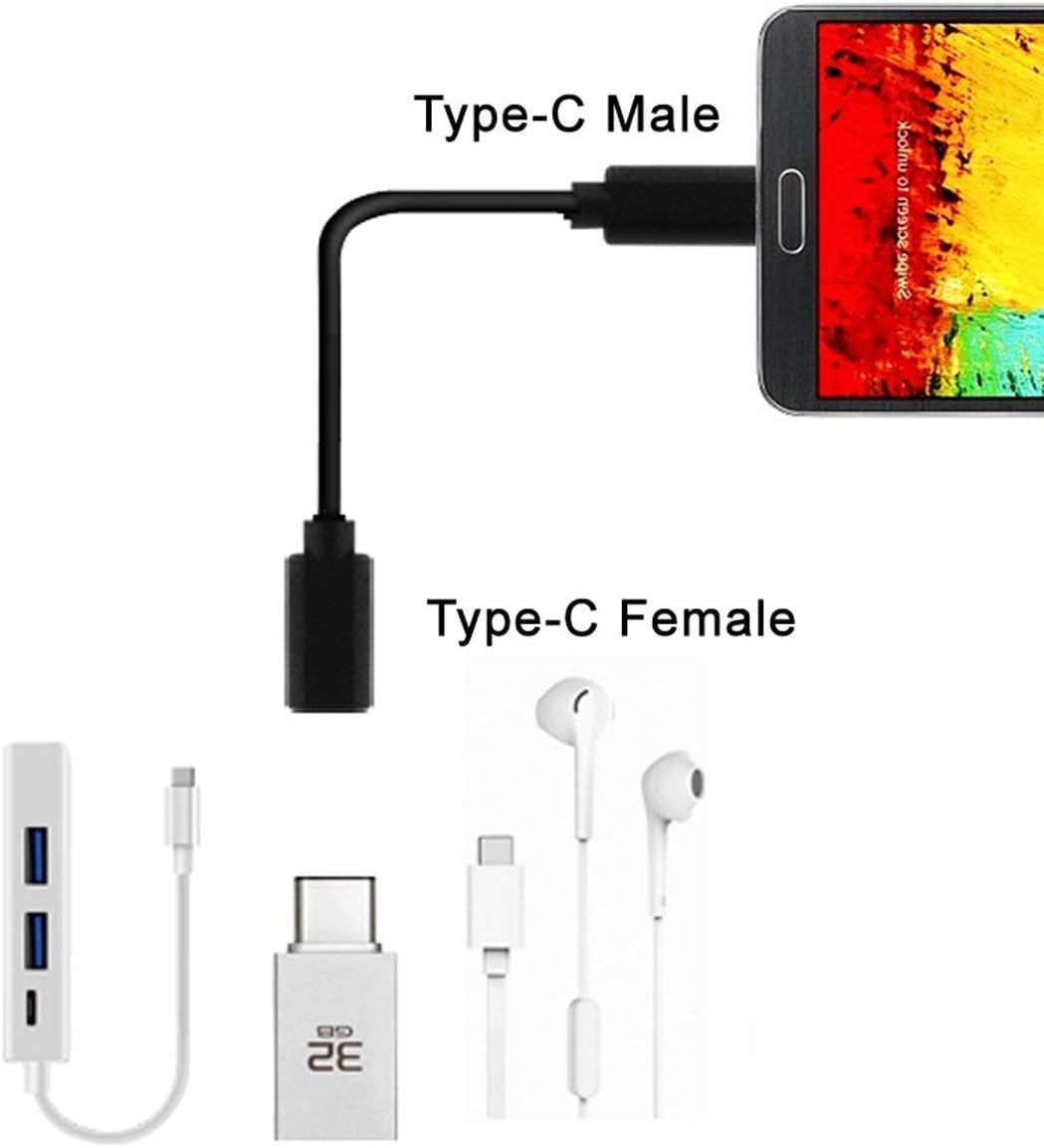 chenyang USB C Cable,USB C to C Extension Data Cable 60cm for Laptop Tablet Mobile Phone