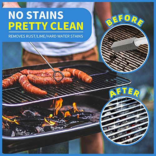 Toilet Pumice Stone Cleaning With Handle Extra Long, Pumice Stone Toilet Bowl Cleaner Brush, Remove Stains, Hard Water Ring/Limescale/Rust/Iron #TOP3