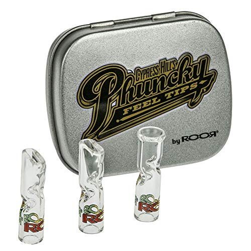 3 Glass Tips with Collectible Tin
