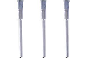 Dremel 443 Carbon Steel Brush Accessory Set for Cleaning and Removing Rust