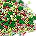 Sweets Indeed Sprinkles, Edible Sprinkle Mix, Perfect for Cake Decorations, Baking, Ice Cream, Cookies, Cupcake Topper, 4 ounces (Christmas)