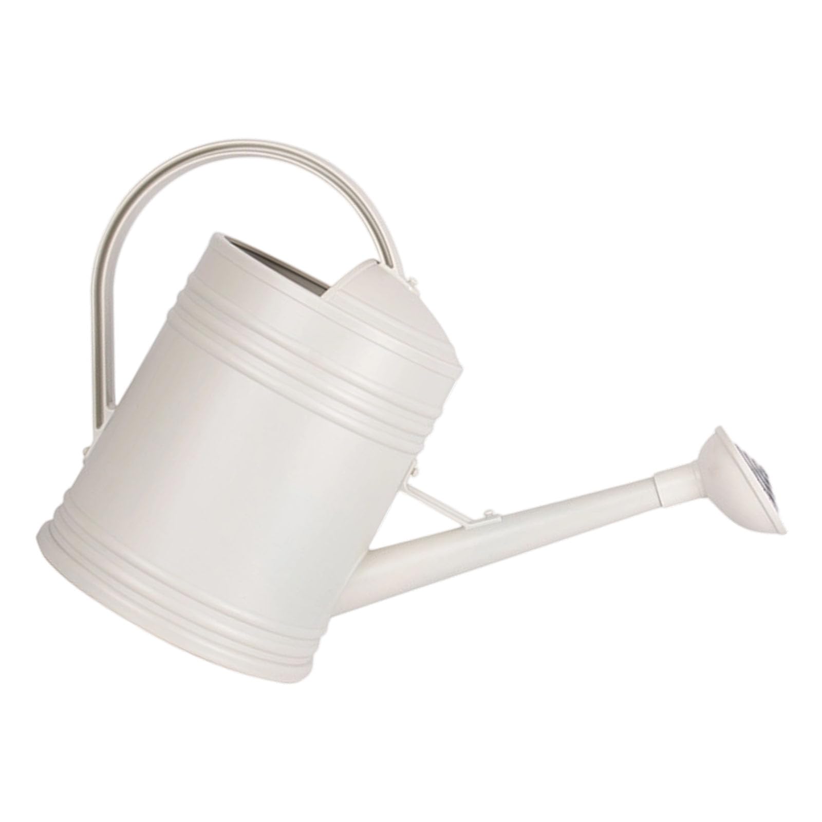 Ergonomic 2L / 4L Garden Watering Can, Detachable Sprinkler Head & Permanent Handle for Grasses Indoor/Outdoor Gardening White