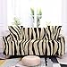 Mateju 3D Fundas de Sofá Elasticas de 1 2 3 4 Plazas, Leopardo Ajustables Cubierta de Sofá Cubre Sofa Antideslizante Funda Cubre Sofas Furniture Protector (Leopardo Beige,1 Plaza - 90-140cm)