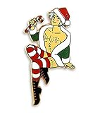 Pinsanity Pin Up Boy Christmas Elf Enamel Lapel Pin