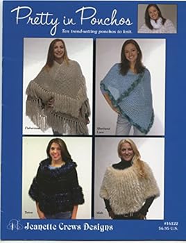 Unknown Binding Pretty in Ponchos (Ten Trend-setting Ponchos to Knit) #16122 Book