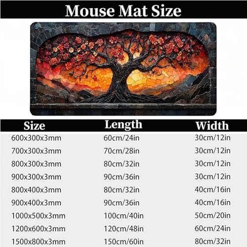 Tapis de souris 1500x800 protégeant le bureau contre les liquides et rayures