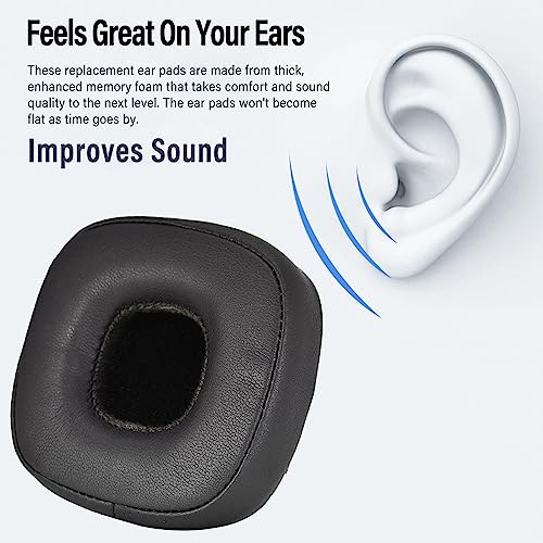 Repuesto de Almohadillas para Orejas Major IV Compatible con Auriculares Marshall Major 4 Major IV, Almohadillas de Espuma con Memoria miniatura 4