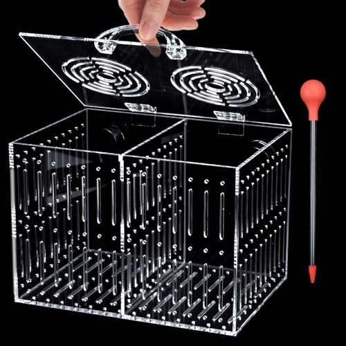 Image of Magnet Acclimation Box for Saltwater Fish Quarantine Aquarium Isolation Box for Aquarium Fish Anemone Reef Coral