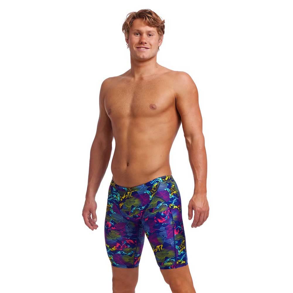Funky Trunks Men's Training Jammers Oyster Saucy - Schwimmhose für Herren