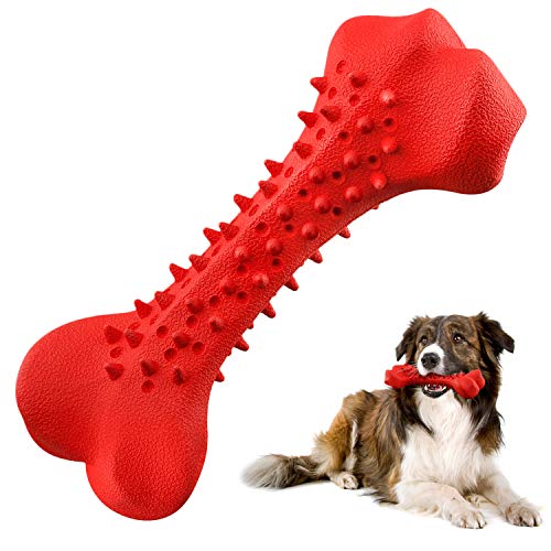 VANFINE Dog Chew Toys Almost Indestructible Tough Durable Dog Toys for Aggressive Chewers Large Breed Dog Bones for Aggressive chewers Puppy Teething Chew Toys Stick with Non-Toxic Natural Rubber