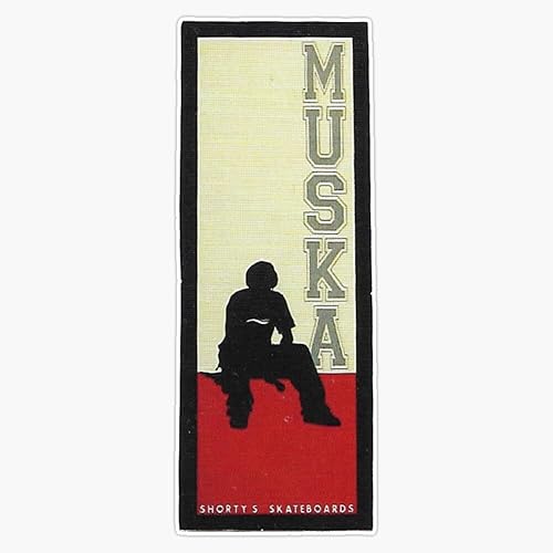 Chad Muska Shortys - Adhesivo de vinilo con diseño retro de monopatín, impermeable, para laptop, pared, ventana, 5 pulgadas