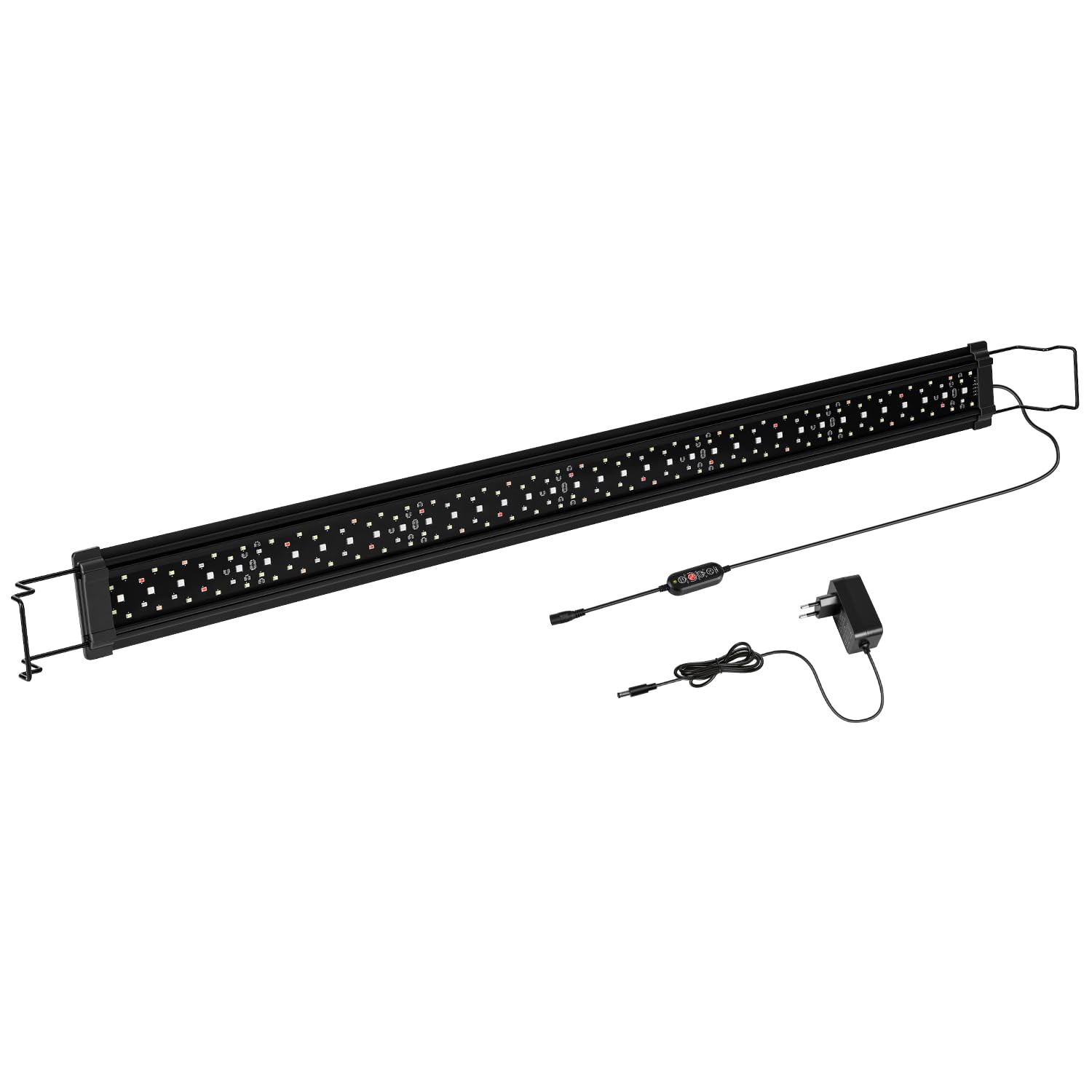 36W LED-Aquarienlicht für 100–120 cm Aquarien | RGB dimmbar Vollspektrum Pflanzenlampe mit Timer & Wasserschutz für Algen und Fische