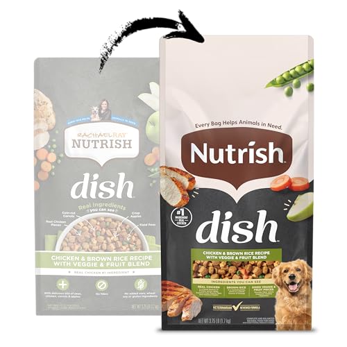 Nutrish Dish Dry Dog Food, Chicken Recipe, 3.75 lb. Bag (Rachael Ray) - image 2