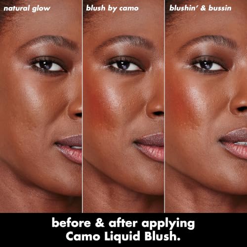 Image of e.l.f. Camo Liquid Blush, Comin' In Hot Pink | Long-lasting Liquid Blush For High-pigment Color, Creates A Soft, Dewy Finish, Vegan & Cruelty-free, Comin' In Hot Pink