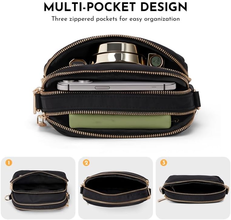 Wristlet Wallets for Women Crossbody Sling Bag Women Fashion Waist Packs Belt Bag for Workout Running Travelling - Image 6