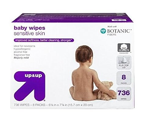 Sensitive Baby Wipes Refill Pack 736 ct 