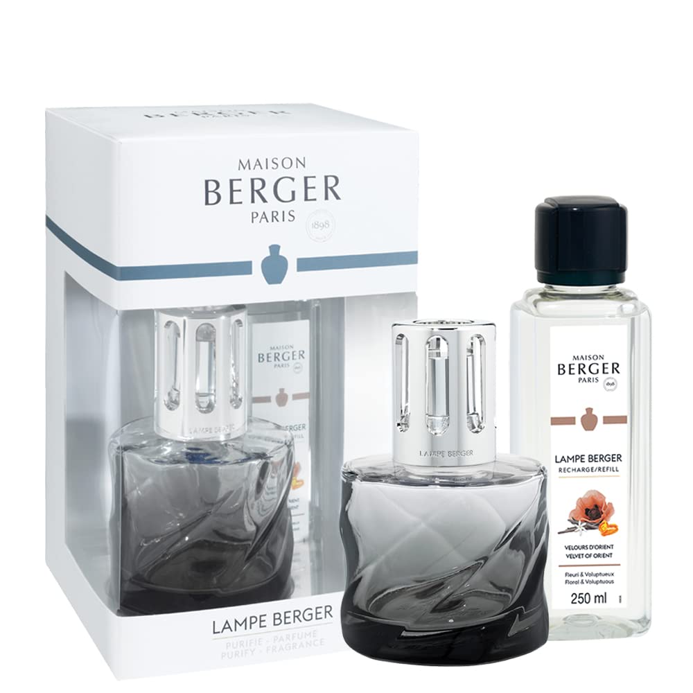 Lampe Berger - Cofanetto Spirale - Noire + 250ml Velours d'Orient