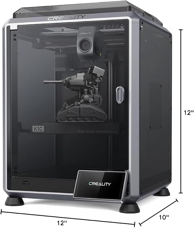 Impresora 3D Creality K1C con nivelación automática y extrusor directo miniatura 10