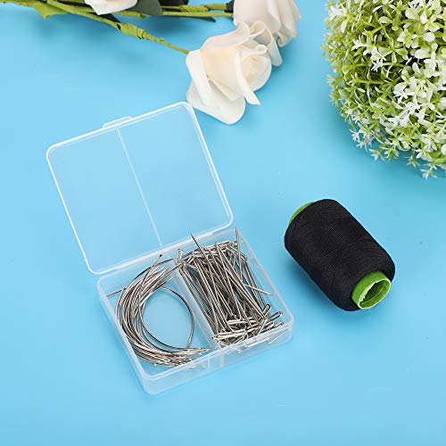 T Pins C Conjunto de agulhas curvas, T Pins, modelagem durável de pinos curvos e artesanato para cos