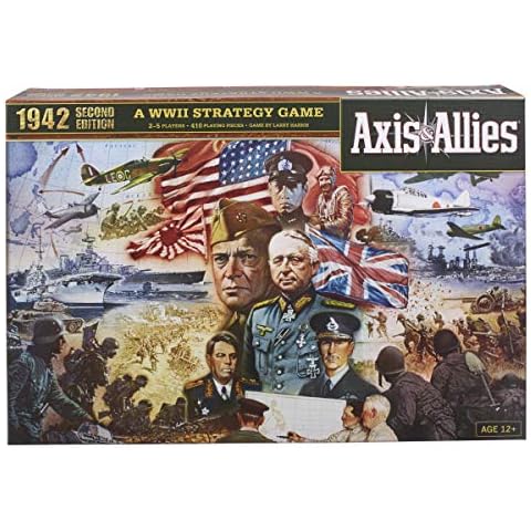 Hasbro Avalon Hill Axis & Allies 1942 Second Edition World War II Cover