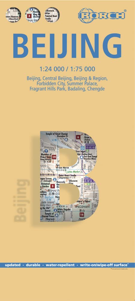 Beijing Laminated Borch Map