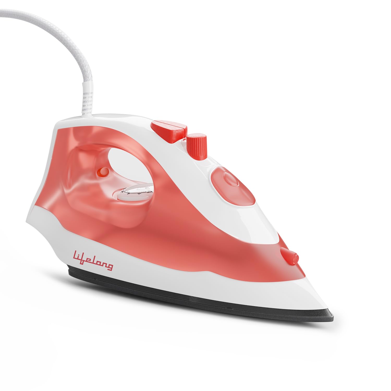 Lifelong Steam Iron for Clothes | 1300W Iron Press with Vertical Steaming & Non-Stick Soleplate | Adjustable Temperature & Steam Control | Lightweight Design for Crisp & Wrinkle-Free Results-image-38