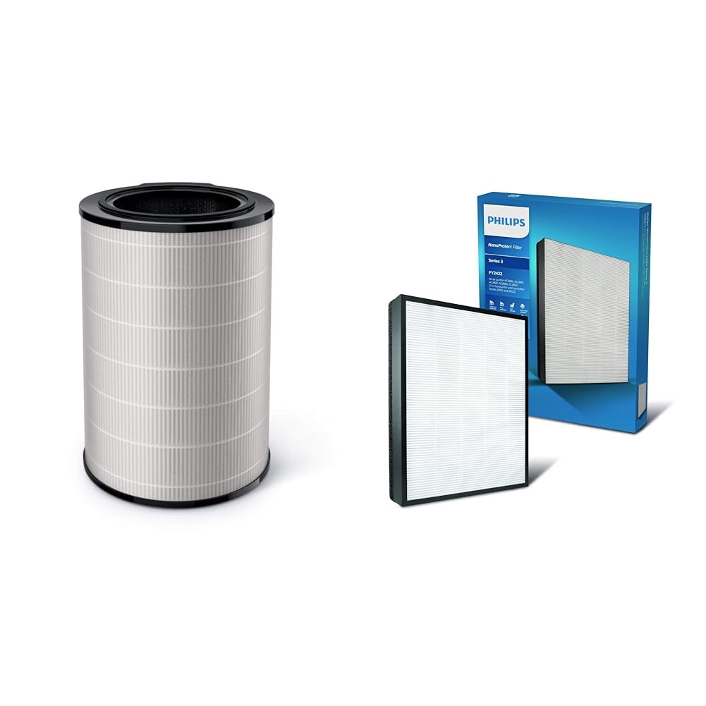 Philips Kombifilter für AC4236/10 - filter für Luftreiniger 4000, HEPA- und Aktivkohlefilter & ect-Filter – Aktivkohlefilter mit 24 Monaten Nutzungsdauer