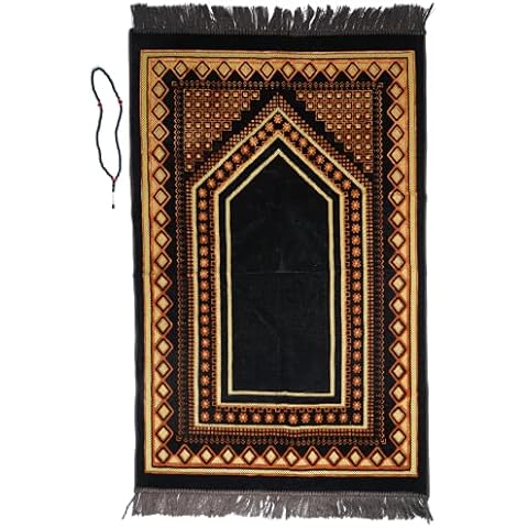 Alfombrilla de oración islámica con cuentas de oración Tasbih Cover