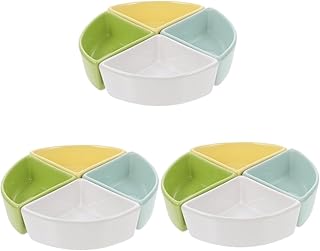 NOLITOY 12 Peças Tigela De Comida De Cerâmica Para Hamster Tigela De Comida De Rato Tigela De Comida De Hamster De Cerâmica Tigela Dispensador De Água De Gato Tigela De Alimentação E Rega